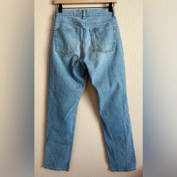 Everlane Cheeky Jean Women’s Size 26 Organic Cotton Blue Light Wash 90’s Preppy - Picture 5 of 11